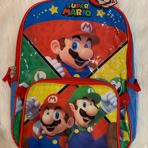 Super Mario Backpack and Lunchbag